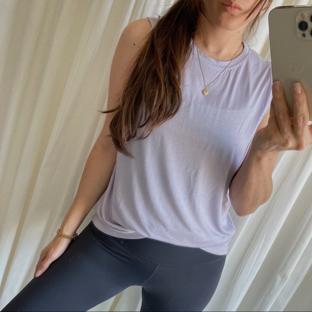 🚨3pcs Daily Workout Tops — Lilac - Picture 11 of 13